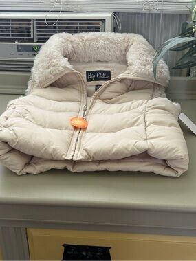 Big Chill Puffer Vest Natural Cream Tone Kids